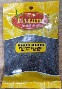 Uttam KHUS KHUS POPPY (BLUE) 100GM